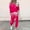 Hot Pink womens sets, variant on ABPWLY Tracksuits Sets for Women Lounge Sets for Women Plus Size Long Sleeve Pullover Top 2 Piece Sets Drawstring Pocket Jogger Pant Workout Sets 2 Piece Sets for Women