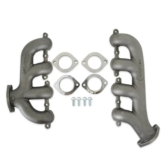 Hooker Blackheart 8506HKR LS Swap Exhaust Manifolds - Rear SBC Exit