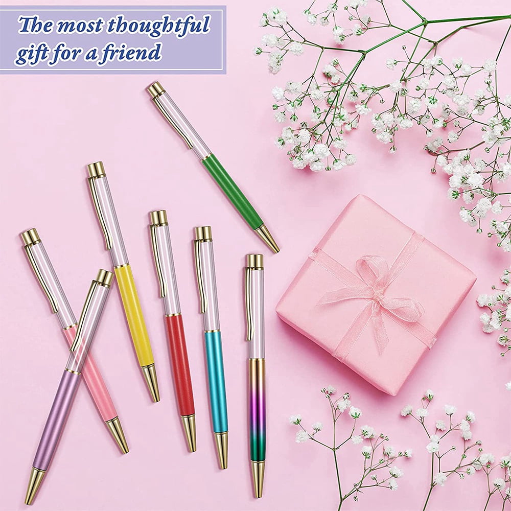 22 Colorful Empty Tube Floating DIY Pens,Metal Pens