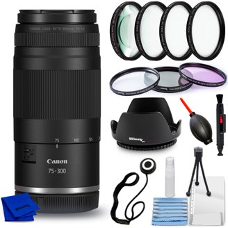 Canon EF 70-300mm f/4-5.6 IS II USM Lens with 8PC Accessory Bundle