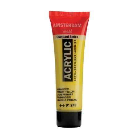 UPC: 8712079342814 | Amsterdam Standard Series Acrylic Paint 20ml Primary Yellow