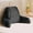 Black, variant on Reading Pillows for Sitting in Bed Adult, Back Pillow for Bed Sitting Up, Backrest Pillows with Shredded Foam for Adult&Teens, Support Pillow with Arms for Beds, Couch, Floor, 18in, Grey