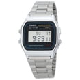 thumbnail image 2 of Casio A158W-1 Men's Classic Silver Stainless Steel Water Resistant Digital Watch, 2 of 4