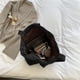 thumbnail image 2 of Bolsa de mano informal para mujer, de compras acolchado de algodón acolchado, monedero femenino sólido Tmvgtek Para Estrenar, 2 of 9