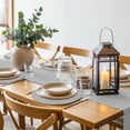 thumbnail image 6 of Grey Burlap Texture Round 15 Inch Placemats Set of 6, Farmhouse Vintage Gray HeatResistant Non Slip Place Mats for Dining Table, Wipeable Braided Kitchen Table Mats for Housewarming, 6 of 9