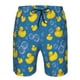 thumbnail image 3 of Fotbe Rubber Duck Trajes de Baño Estampados para Hombre, Shorts de Verano de Secado Rápido, Ropa de Playa, Bañadores-Medium, 3 of 6