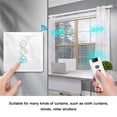 thumbnail image 2 of Amdohai Tuya Wifi Intelligent Curtain Switch Arc Glass Touched Screen Curtain Controlling Panel Compatible with Alexa Google Assistant, 2 of 8