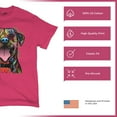 thumbnail image 4 of Tee Hunt My Favorite Breed is The One in Need T-Shirt Dean Russo Dog Men's Tee, Hot Pink, Small, 4 of 5