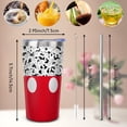 thumbnail image 4 of Cute Mouse Tumbler With Straw and Lid, Stainless Steel 10oz Insulated Coffee Travel Mug, Cartoon Mouse Gifts Cups for Women and Girls, 4 of 6