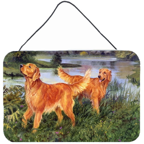 Golden Retrievers Wall or Door Hanging Prints