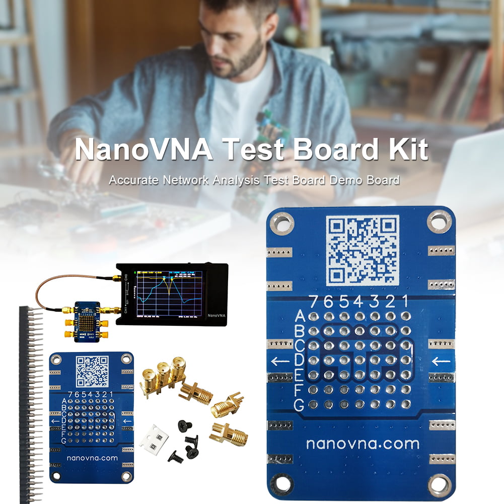 NanoVNA Testboard Kit Durable Accurate Network Vector Test Demo Analysis Board 