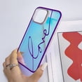 thumbnail image 4 of iPhone 14 Pro Max Bling Laser Case, Clear Mirror Phone Case with Love Pattern,Hard PC + Soft TPU Anti Scratch Shockproof Case Aesthetic Design for Women Girls Back Cover, Purple, 4 of 13