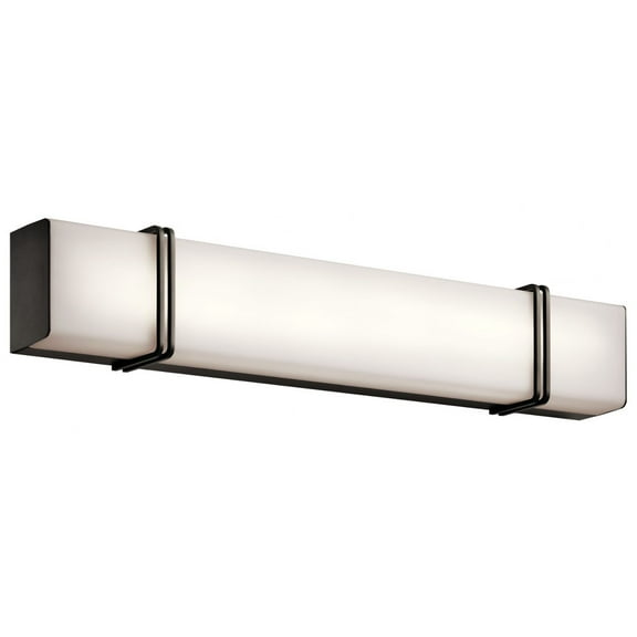 45839OZLED Kichler Lighting Impello - 1 Light Linear Bath Vanity Approved for Damp Locations - with Contemporary inspirations - 30.25 inches wide-Olde