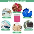 thumbnail image 6 of Uxcell Double Fold Bias Tape 1/4" 25 Yards for Sewing/Seaming/DIY Rose Red, 6 of 6