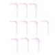 thumbnail image 5 of 10 piezas de pajitas para , ventosas de plástico para 1/12, suministros para beber, favores , juguete transparente Baoblaze Pajitas para beber de Dollhouse, 5 of 7