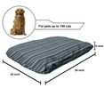 thumbnail image 2 of Abstract Pet Bed, Retro Theme Recurring Stripes Pattern Geometrical Lines Shapes in Vertical Design, Resistant Pad for Dogs and Cats Cushion with Removable Cover, 24" x 39", Multicolor, by Ambesonne, 2 of 4