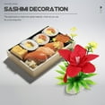 thumbnail image 6 of LOLIPPYY 12Pcs Sashimi Plate Decor Artificial Flower Adornments for Hotel Dish Decoration, 6 of 6