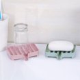 thumbnail image 4 of KEINXS Home Bathroom Shower Soap Dish Storage Tray Holder Plate Rack environmental protection wheat straw can drain soap box, 4 of 5