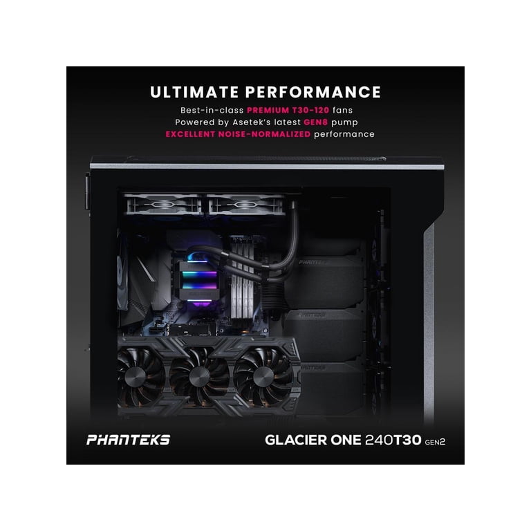 Phanteks Glacier One 240T30 Gen 2 D-RGB AIO Liquid CPU Cooler