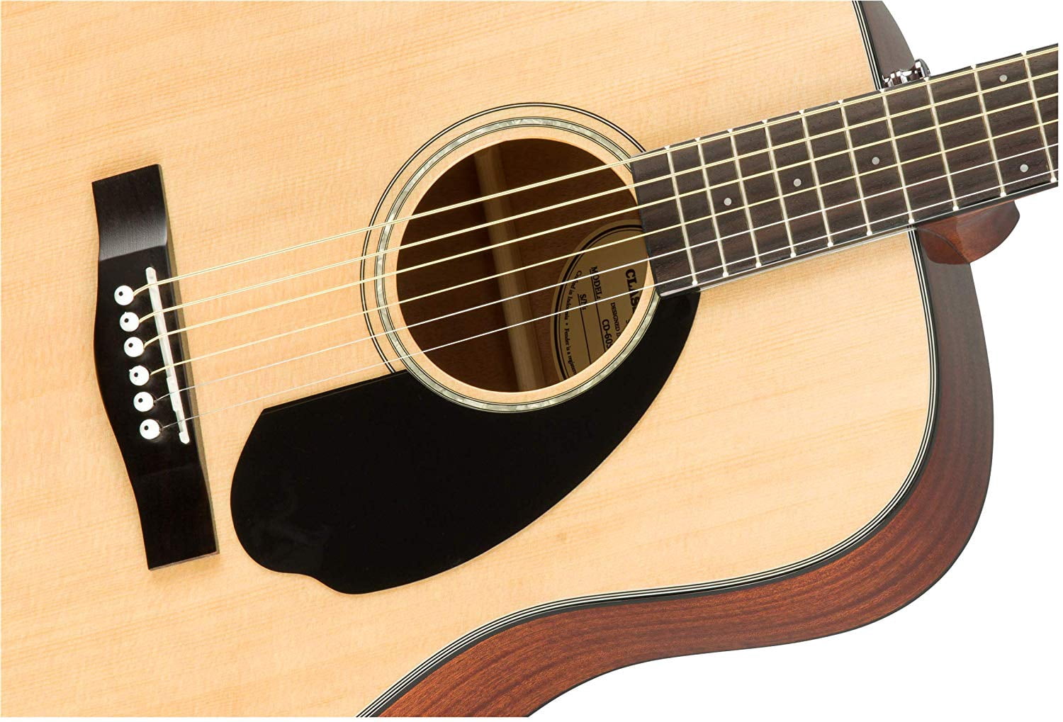 Pre-Owned Fender CD-60S Solid Top Dreadnought Acoustic Guitar - Natural