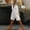 *White, variant on ClodeEU Women's Linen Blend Knee Length Shorts with Side Lace Cutout ,Casual Loose Bermuda Pants Navy,Womens Plus XXXL