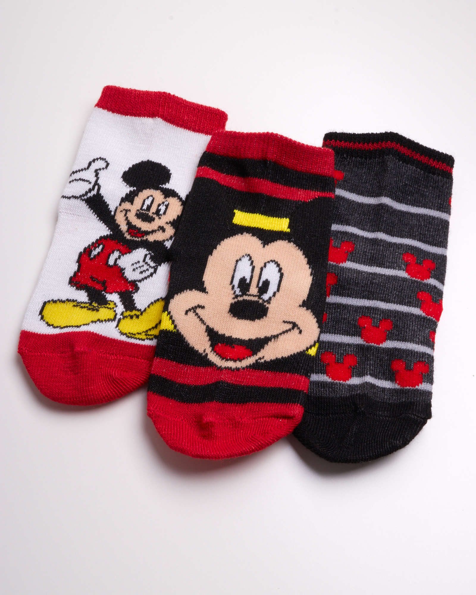 Disney Baby Boys Mickey Mouse Assorted Color Design 12 Pair Socks Set, Age 0-24 Months - image 4 of 5