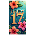 thumbnail image 3 of 17th Birthday Themed Shiny Decorated Backdrop Banner Happy Birthday Party Supplies Photography Props Photo Booth Decorations Celebration Event Party Decor Background, 3 of 4