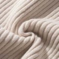 thumbnail image 4 of Wzzjkit Fall Clothes Men's Long Sleeved Knitted Cardigan Striped Versatile Pullover Top Men's High Neck Sweater, 4 of 8