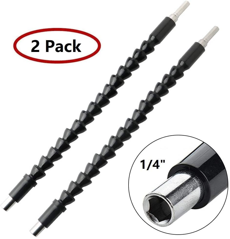 Flexible Drill Bit Extension Magnetic Hex Soft Shaft Screwdriver Connect Tip