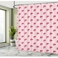 thumbnail image 4 of Ambesonne Pop Art Shower Curtain, Open Mouths and Tongues, 69"Wx84"L, Pale Pink Ruby and Dried Rose, 4 of 4