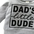 thumbnail image 4 of MesaSe Automne Unisexe Nouveau-Né Garçons Filles Sweat-Shirt à Lettres Manches Longues Col Rond Ample, 4 of 9