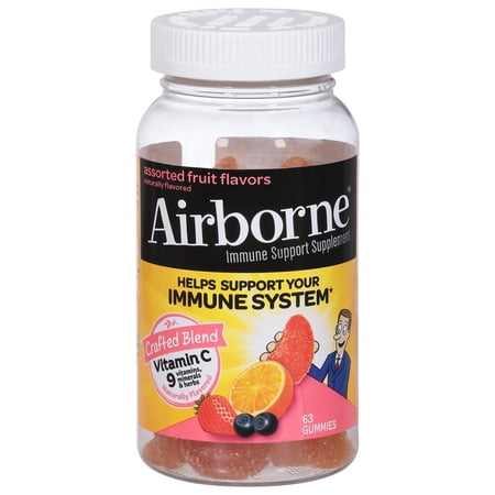Airborne - Airborne Gummy Asst Fruit - 1 Each-63 CT