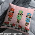 thumbnail image 2 of jejeloiu Cartoon Nutcracker Soldier Fabric by the Yard 5 Yards,Christmas Festival Fabric for Sewing,Snowflake Flower Home Decor Fabric by the Yard For Girls,,Microfiber Bedroom Decor, 2 of 6