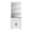 White-01, variant on 62" Tall Storage Cabinet, 5-Tier Pantry Cabinet with Drawer and Adjustable Shelves, Wood Modern Storage Bookcase, Kitchen Hutch, for Living Room
