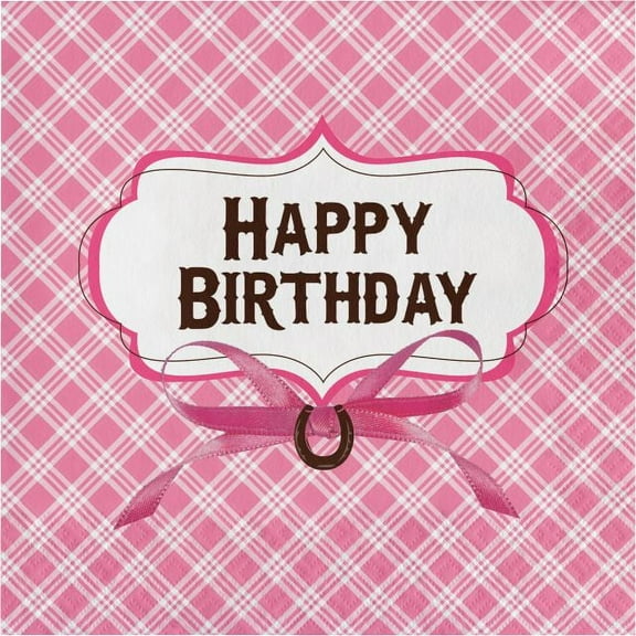 Heart My Horse Happy Birthday Lunch Napkins (16ct)