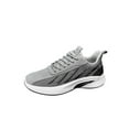 thumbnail image 3 of Fangasis Men Athletic Shoes Breathable Running Shoe Fitness Workout Sneakers Walking Comfort Trainers Grey 7.5, 3 of 9