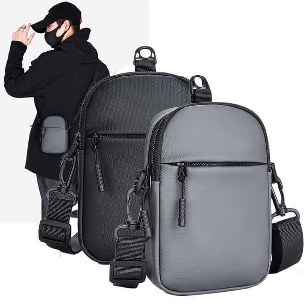 Xihbxyly Bolso Bandolera Bordado de Moda, Diseño Impermeable de Poliéster, Correas de Hombro Ajustables, Gran Capacidad, Uso Versátil, para Uso Diario, Informal o Al Aire Libre, Tamaño 18 X 13 X 4 Cm
