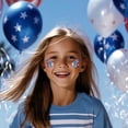 thumbnail image 6 of 4th of July Glitter Stick, Patriotic Red White and Blue Glitter Stick, 250th Birthday USA Flag Stick, 4th of July Outfits Accessories for Kidults Teen Women Men, Independence Day Decor(J), 6 of 9