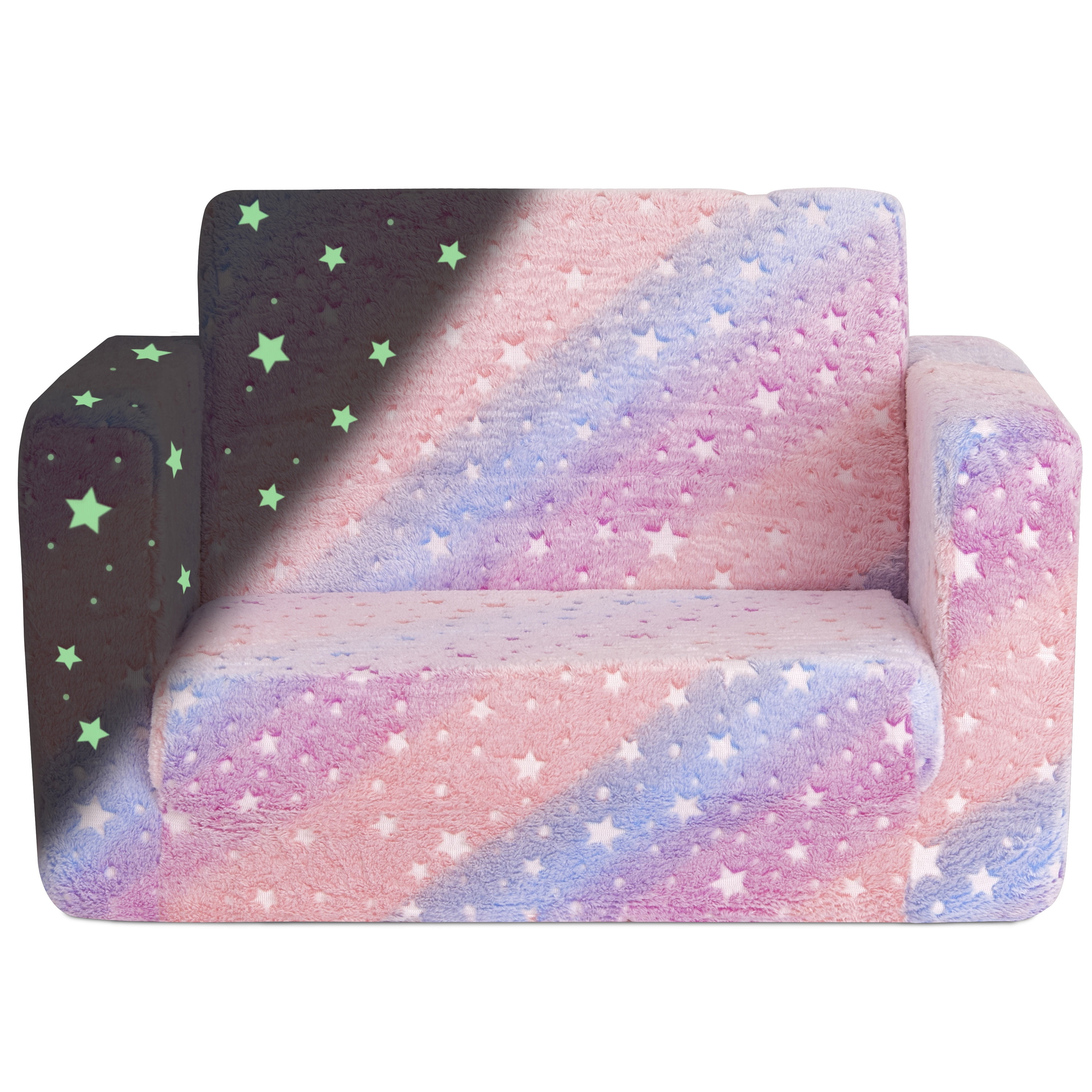 Dream On Me Nestle Kids Single Flip Out Sofa, Tie Dye
