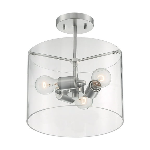 Nuvo Lighting - Sommerset-3 Light Semi-Flush Mount in Modern/Contemporary