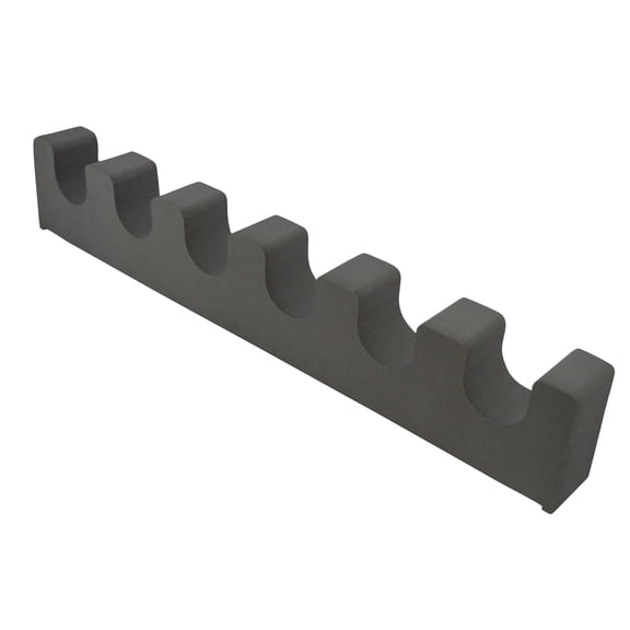 Benchmaster Six Gun Barrel Rest with Magnetic Strip, Portable Gun Rest for Safe Storage