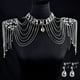 thumbnail image 4 of Hombro Cadena Accs Moda Hecha a Mano Perla Joyería Durable Nupcial Regalo para Fiesta Boda Graduación Mujeres B Hugo Collar de cadena de hombro, 4 of 7