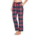 thumbnail image 3 of Ashford & Brooks Women’s Pajama Set | Cotton Knit Top & Flannel Pants Sleepwear PJs, 3 of 5