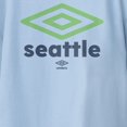 thumbnail image 3 of Umbro Kids Seattle City Diamond Logo T Shirt (Light Blue, XS-XL), 3 of 4