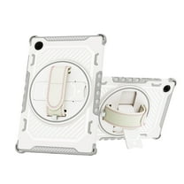 ELEHOLD for Samsung Galaxy Tab A8 10.5 Tablet Case with Hidden Kickstand Handstrap Wristband Shockproof Rugged Protection Cover for 10.5 inch Samsung Galaxy Tab A8(SM-X200/X205),Gray