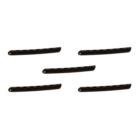 OHGGYQO For Jeep for Wrangler 2007-2017 Jk 5X Door Grab Handle Tailgate Bar Trim Insert Cover Aluminum Black 5pc ZS00054D A0076A0026