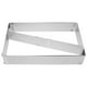 thumbnail image 1 of Molde rectangular ajustable de acero inoxidable para mousse, ideal para crear postres profesionales. Accesorio ideal para hornear pasteles y tartas., 1 of 8