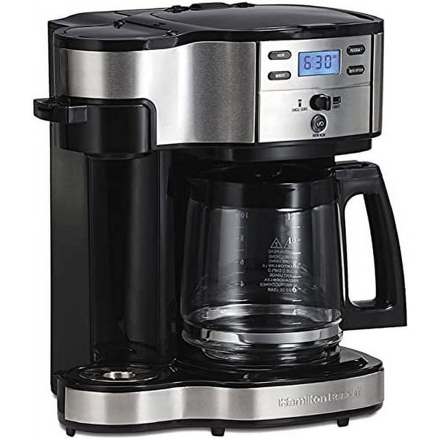 Cafetera Hamilton Beach de Acero Inoxidable 2 Vías