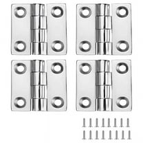 Heavy Duty Stainless Steel Boat Hinges, Marine Grade Hinges, 2 Inch X 2 Inches (50Mm X 50 Mm), (4 PCS)