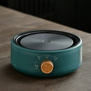 Electric Mini Stove Portable, 6.7 Hot Plate 700W Electric Ceramic Stove for Boiling Water, Making Tea and Coffee